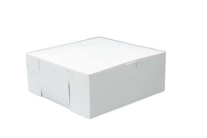 Cake Box one Piece - 11 x 11 x 4 inch - 100 Boxes