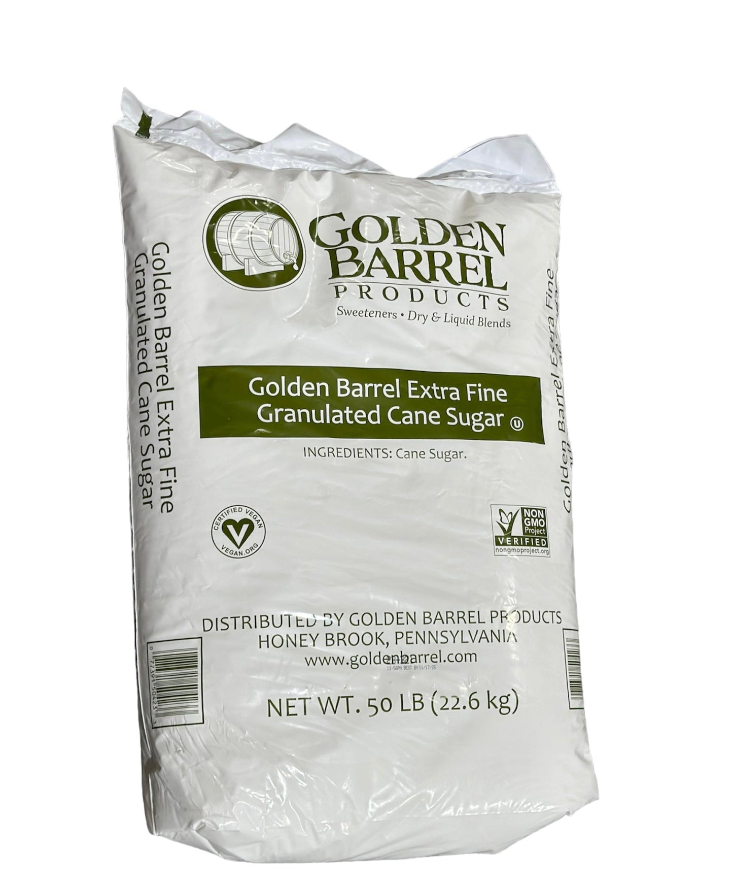 Golden Barrel Granulate Sugar - 50 LB