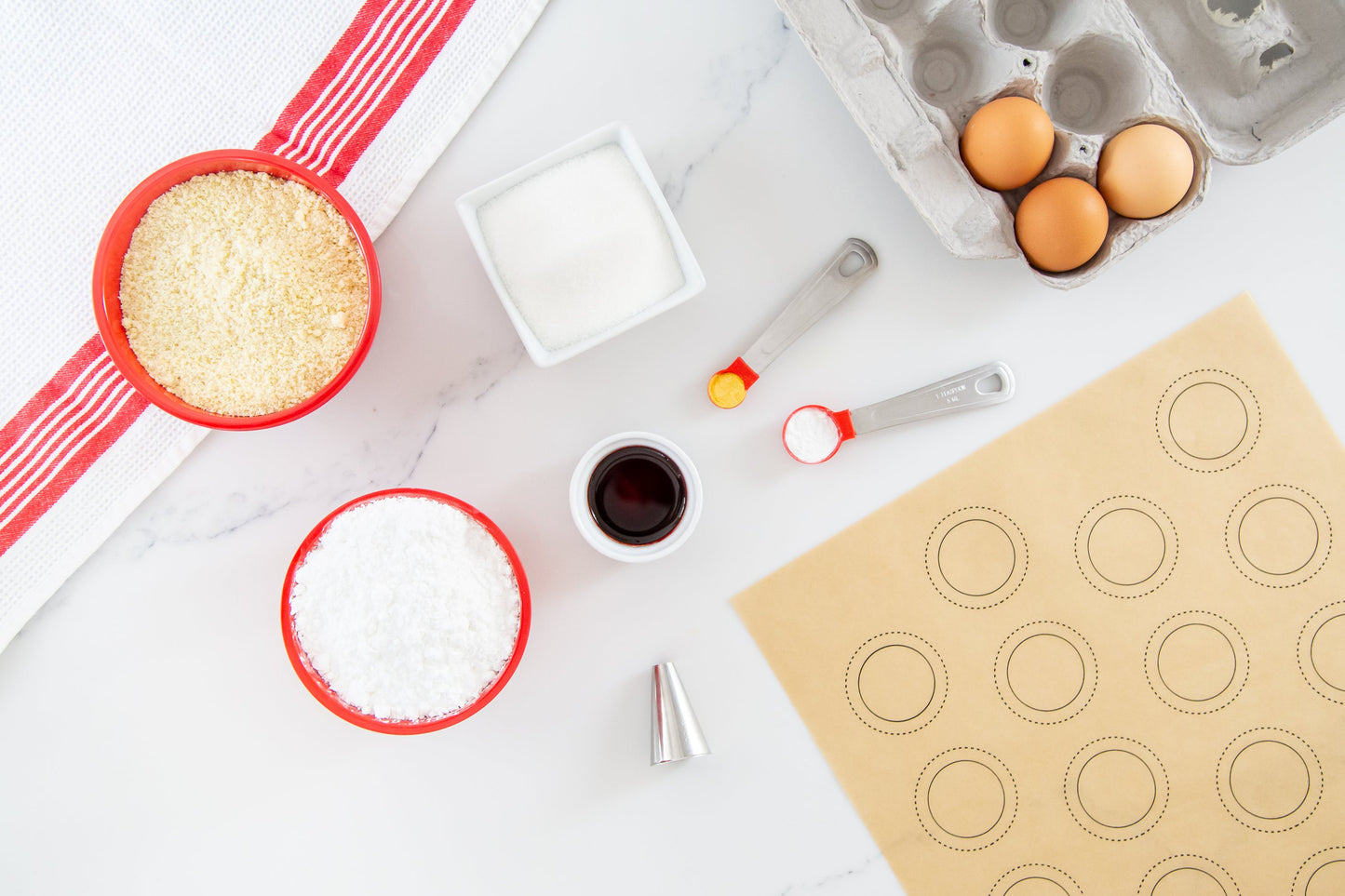French Macaron Baking Kit with Raspberry Preserves