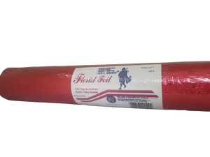 Embossed Foil Roll - Fernleaf Red