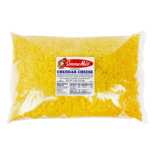 Shredded Yellow Cheddar Cheese (4/5lb)