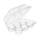 6 Cavity Clear Hinged Tray SLP56