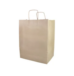 14X10X15.5 Inches Kraft Paper Shopper Bag - 200 Count