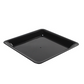 16" X 16" Black Square Catering Tray - 20 Qty