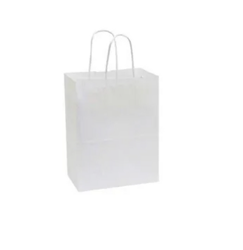 White Handle Bag - 13 x 7 x 17 inch - 250 Qty