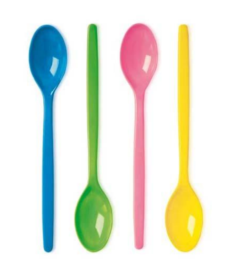 Alcas Large Granita Spoon Patel Color - 3000 Pieces