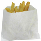 French Fry Bag 6" X .75" X6.5" - 2000 Qty