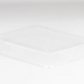 1/2" SH Rectangle Clear Pan Lid - 100