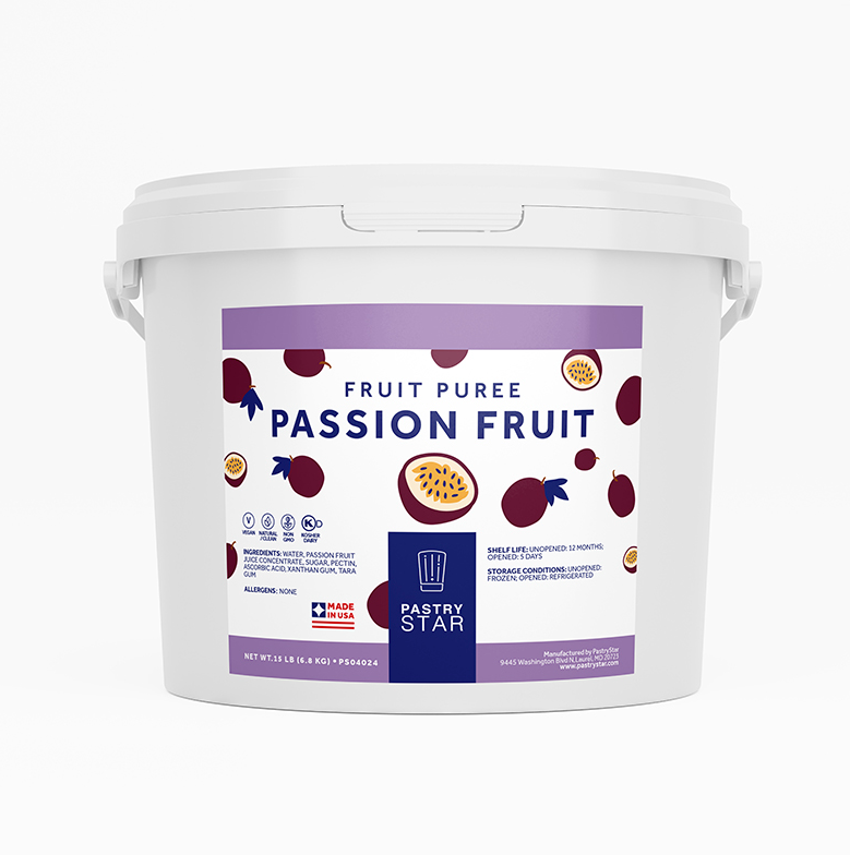 Pastry Star Passion Fruit Puree 15 LBS