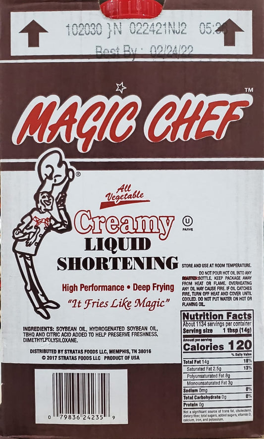 Creamy Liquid Shortening Oil 35lbs