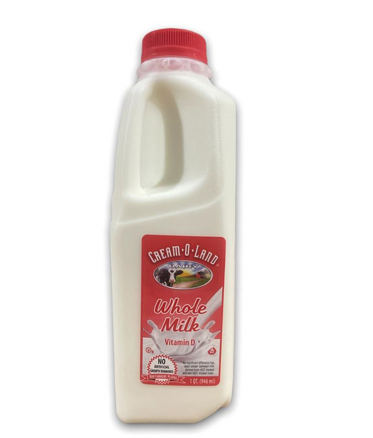 Whole Milk - 24 - 32 oz LOCAL DELIVERY ONLY