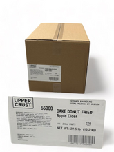 Uppercrust Apple cider Fried Cake Donut - 144ct