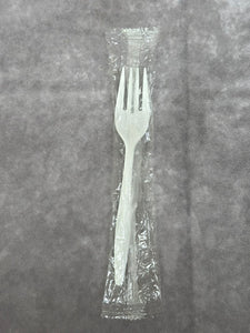 WRAPPED! FORK ONLY, MEDIUM (WHITE)