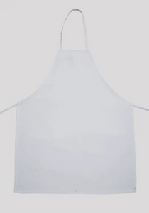 Winco BA-3226WH Full Length Bib Apron