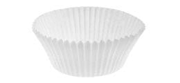 Baking Cups - White - 3.5" bottom - 5000 Qty