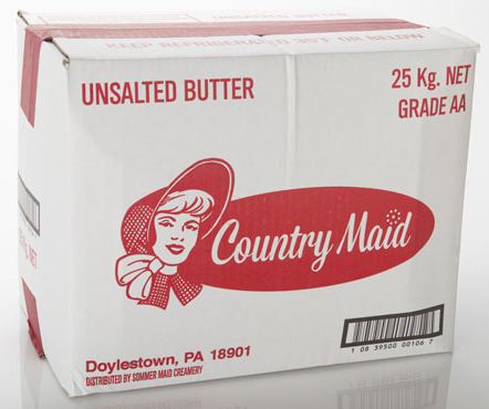 Unsalted Butter 55lb bulk