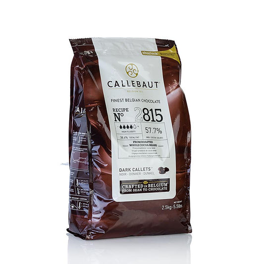 Dark Chocolate Couverture Callets - 57.7% Cacao