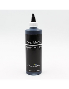 Liqua-Gel 5410 Coal Black Bottle Food Coloring 10.5 oz