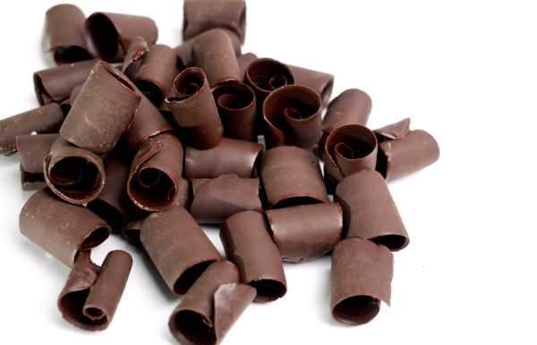 Ribbon Chocolate Shavings