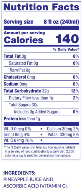 Dole Pineapple Juice 48/6 OZ