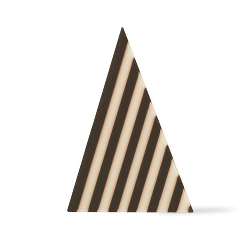 Domino Triangle Dark/White Chocolate Decor