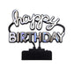 DecoPac Happy Birthday Neon Sign LayOns, 12 Pieces