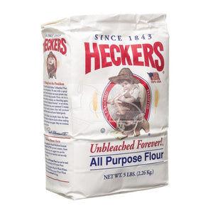 5LB Heckers All Purpose Flour (Unbleached, Presifted)
