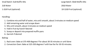Honey Bran Muffin Mix 5 LB