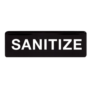 Winco "Sanitize" Sign