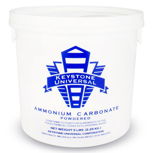 5 lb Ammonia Powder - Ammonium Carbonate (Bakers Ammonium)