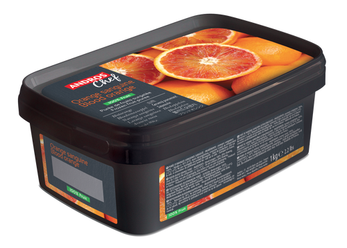 Frozen Blood Orange Puree Andros **1kg**