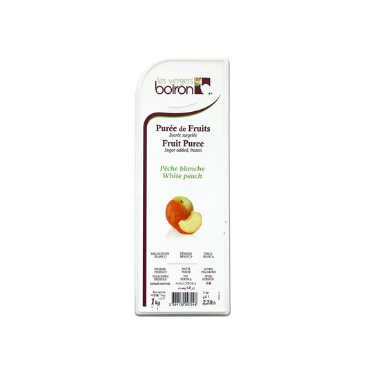 Frozen Fruit White Peach Puree Boiron