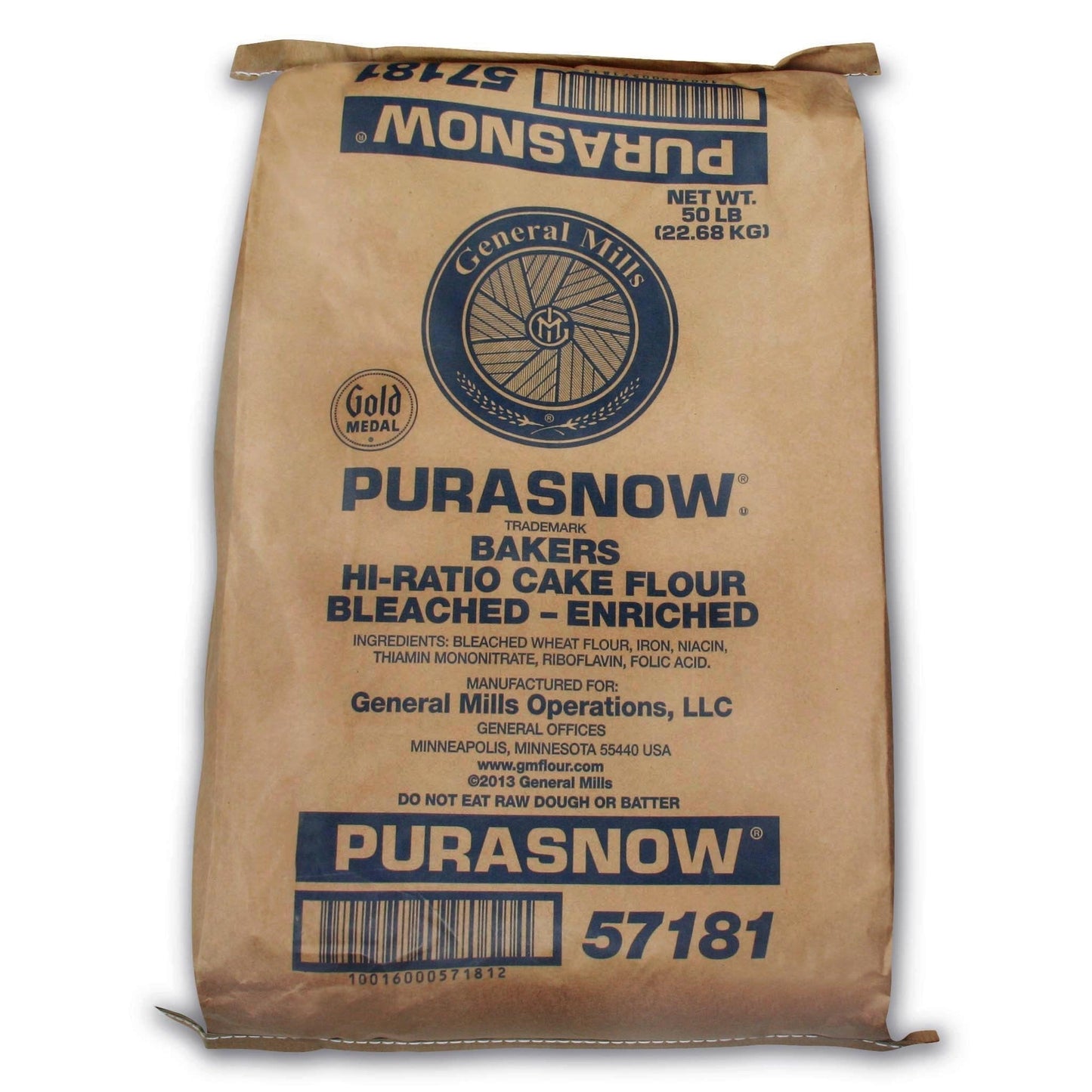 Purasnow Hi Ratio Cake Flour - 50LB.