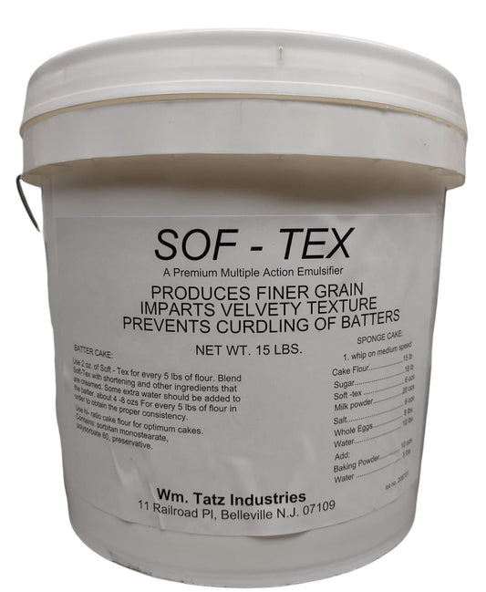 Softex Cake Emulsifier (compared to tenderex emulsifier)