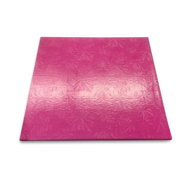 Square Pink Cake Drums - 12" x 12"