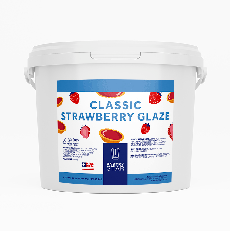 Pastry Star Classic Strawberry Glaze 20lbs.