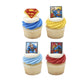 DecoPac Superman Cupcake Rings - 72 Pieces
