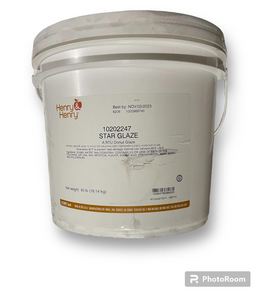 Henry and Henry Star Donut Glaze 40 lb Pail