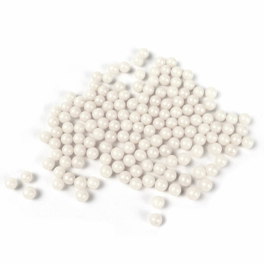 White Sugar Pearls 8mm 1 LB