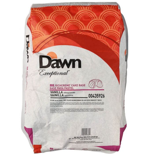 Dawn Exceptional R&H RICH Creme Vanilla Cake Base